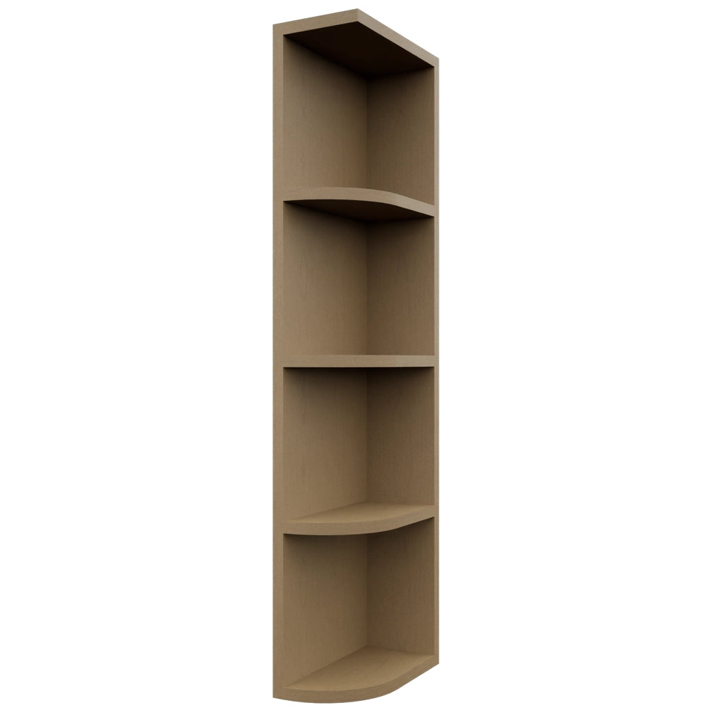 Fabuwood Truffle OER642 Wall Open End Cabinet, Front View