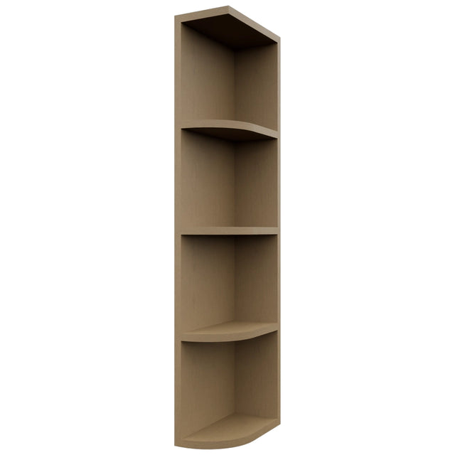 Fabuwood Truffle OER642 Wall Open End Cabinet, Front View