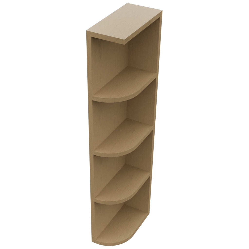 Fabuwood Truffle OER642 Wall Open End Cabinet, Top View