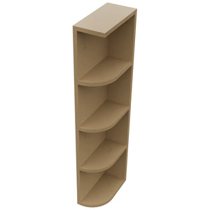 Fabuwood Truffle OER642 Wall Open End Cabinet, Top View