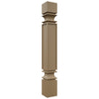 Fabuwood Truffle SP36 Base Post, Front View