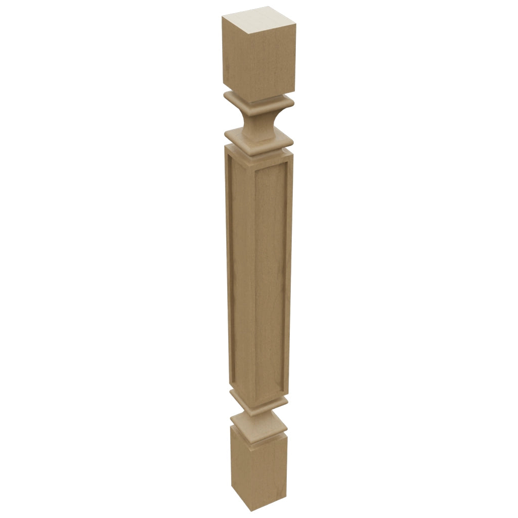 Fabuwood Truffle SP3X3 Base Post, Top View