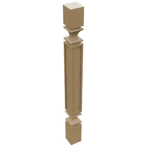 Fabuwood Truffle SP3X3 Base Post, Top View