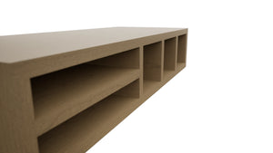 Fabuwood Truffle WO306 Wall Organizer Rack, Detail View