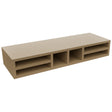 Fabuwood Truffle WO366 Wall Organizer Rack, Front View