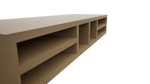 Fabuwood Truffle WO366 Wall Organizer Rack, Detail View