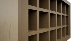 Fabuwood Truffle WR3018 Wall Wine Rack, Detail View