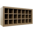 Fabuwood Truffle WR3618 Wall Wine Rack, Front View