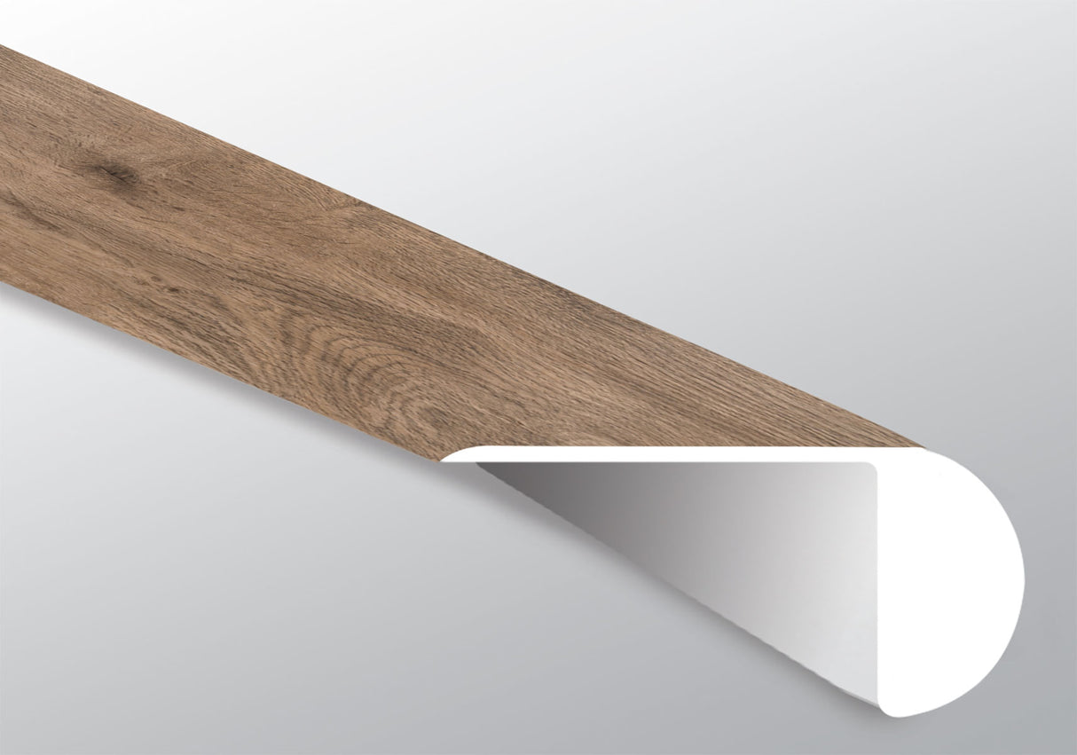Fauna ( OVERLAPPING STAIR NOSE [ Wood • Matte • Medium ] - LVT * LUXURY VINYL TRIM ) | 2 1/4" X 1" X 94"