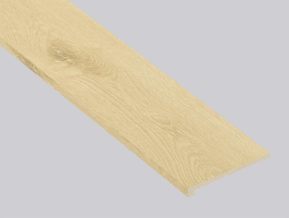 Roble Glenbury (PELDAÑO DE ESCALERA CON BORDE SUAVIZADO [Madera • Mate • Claro] - LVT * MOLDURA DE VINILO DE LUJO) | 1 1/2" X 1/4" X 47 1/2"