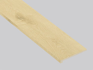 Roble Glenbury (PELDAÑO DE ESCALERA CON BORDE SUAVIZADO [Madera • Mate • Claro] - LVT * MOLDURA DE VINILO DE LUJO) | 1 1/2" X 1/4" X 47 1/2"