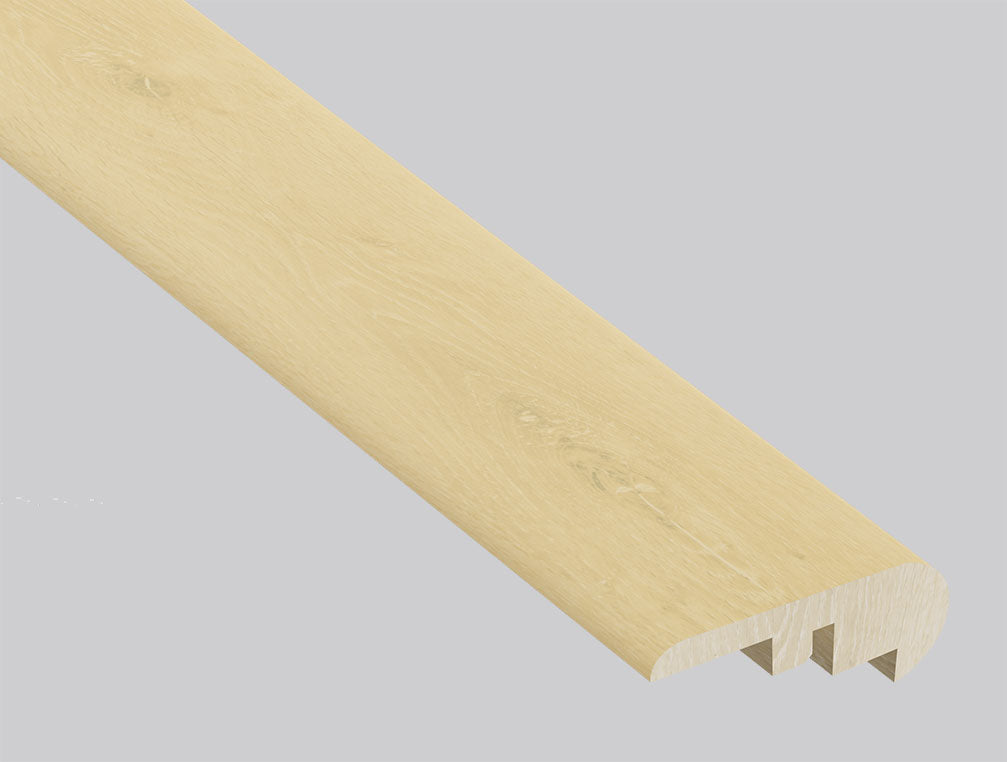Roble Glenbury (NARIZ DE ESCALÓN SUPERPUESTO [Madera • Mate • Claro] - LVT * MOLDURA DE VINILO DE LUJO) | 2 1/4" X 1" X 94"