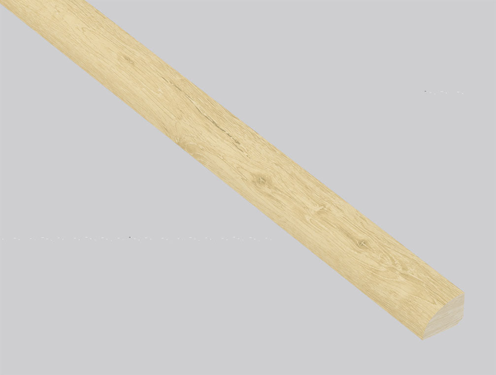 Roble Glenbury (Cuarto de círculo [Madera • Mate • Claro] - LVT * Molduras de vinilo de lujo) | 5/8" X 3/4" X 94"