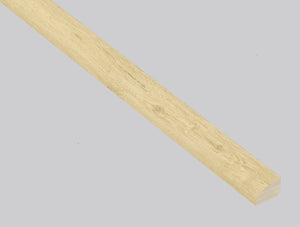 Roble Glenbury (Cuarto de círculo [Madera • Mate • Claro] - LVT * Molduras de vinilo de lujo) | 5/8" X 3/4" X 94"