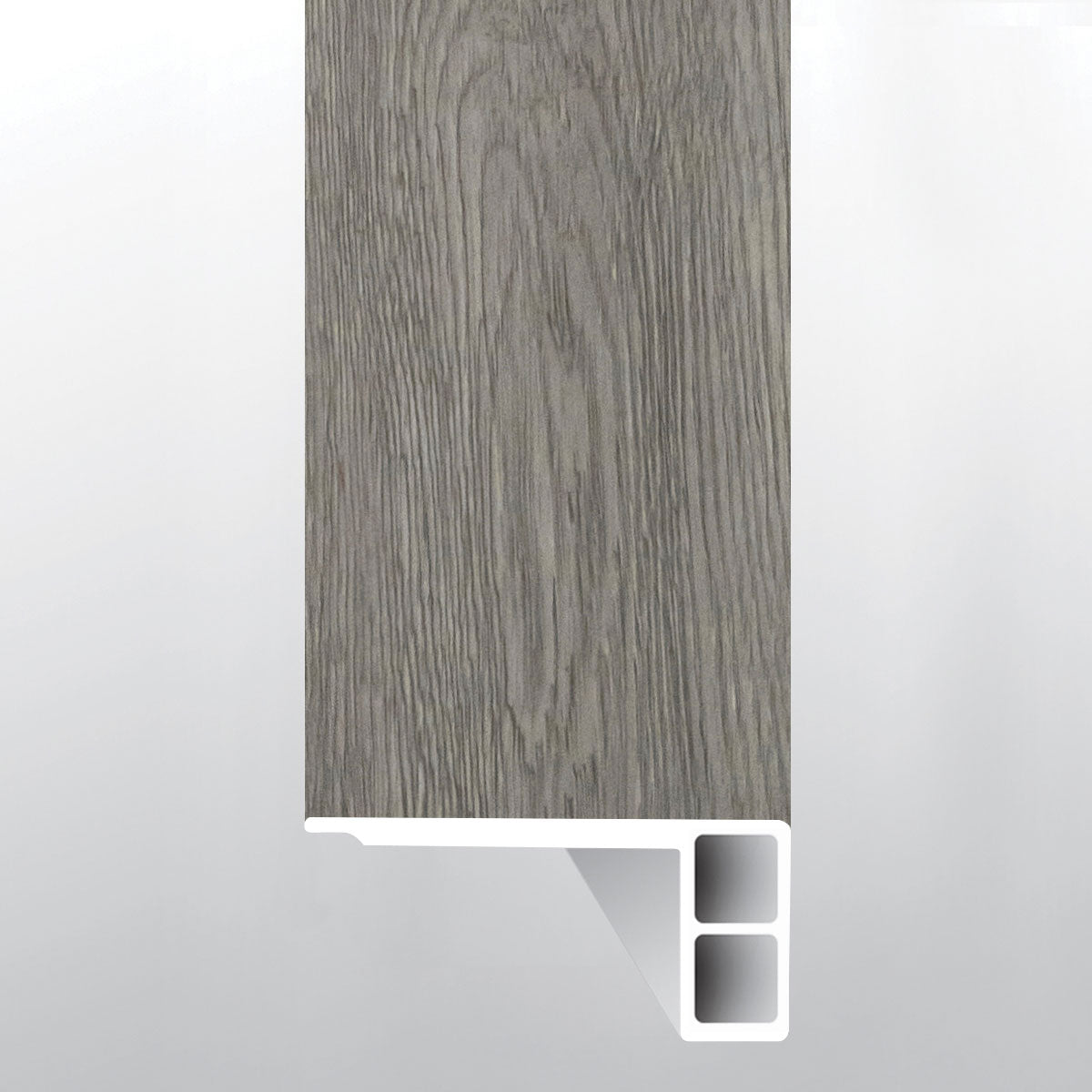 Grayton (BORDE DE ESCALÓN AL RAS CON BORDE RELAJADO [Madera • Mate • Medio] - LVT * MOLDURA DE VINILO DE LUJO) | 2 3/4" X 3/4" X 94"