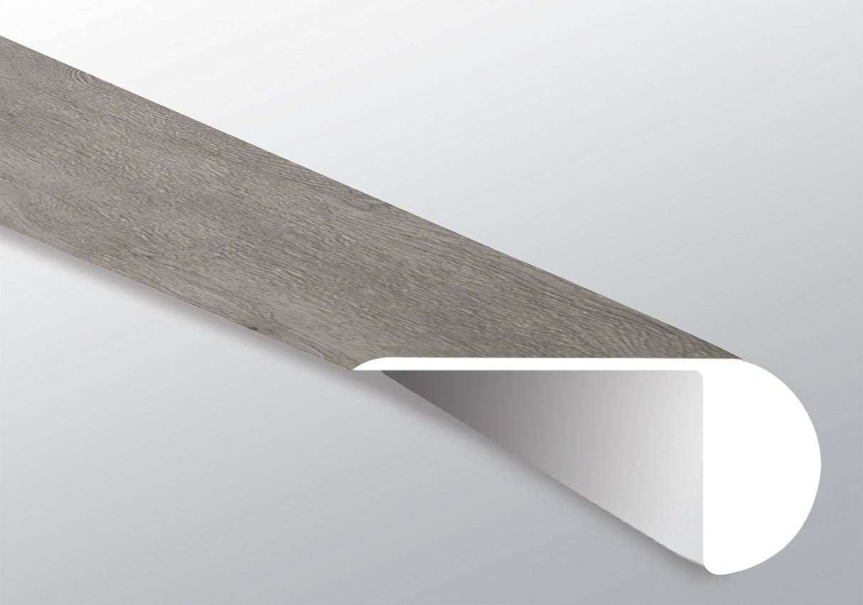 Grayton (NARIZ DE ESCALÓN SUPERPUESTO [Madera • Mate • Medio] - LVT * MOLDURA DE VINILO DE LUJO) | 2 1/4" X 1" X 94"