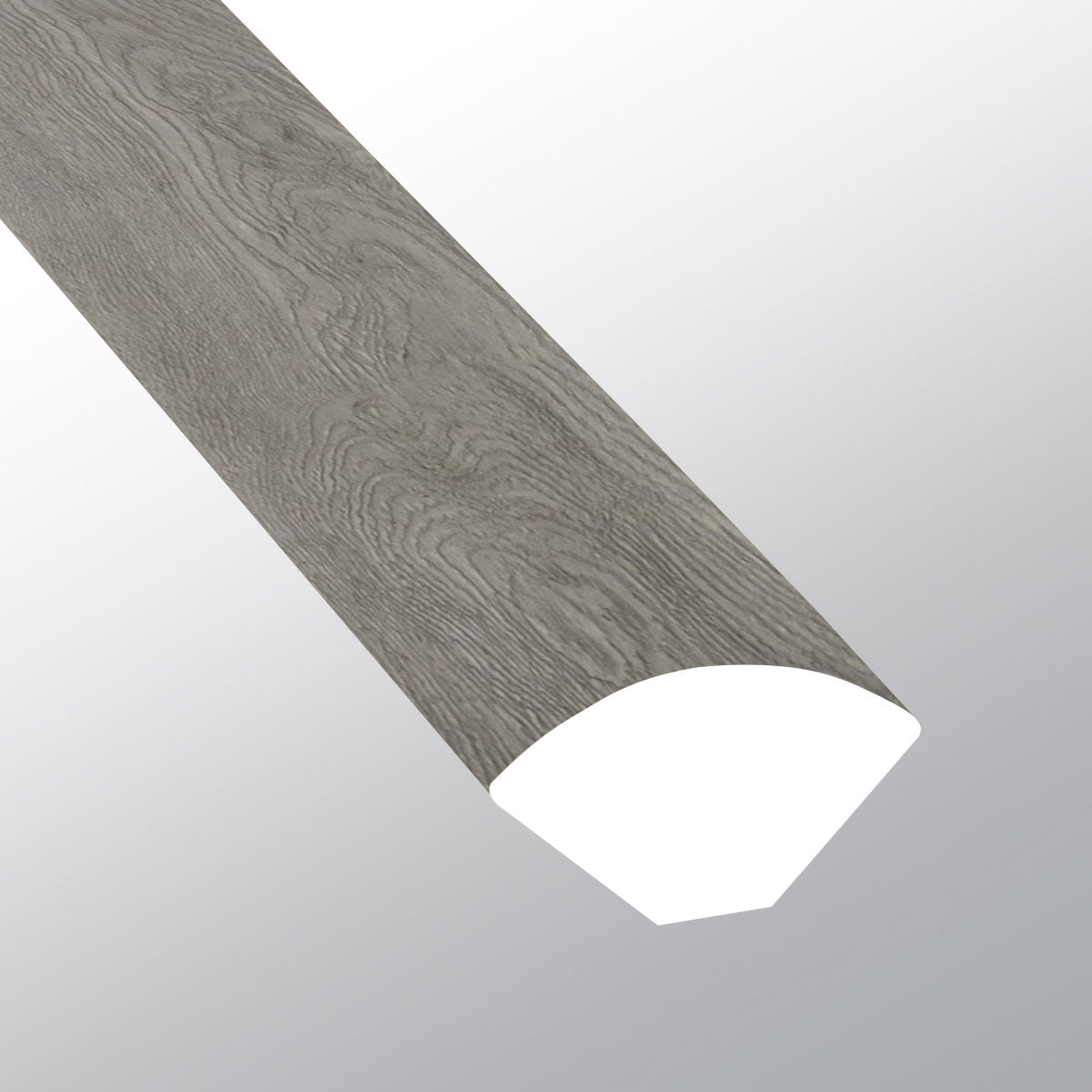 Grayton (Cuarto de círculo [Madera • Mate • Medio] - LVT * Molduras de vinilo de lujo) | 5/8" X 3/4" X 94"
