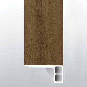 Hatfield (escalera con borde suavizado [Madera • Mate • Oscuro] - LVT * moldura de vinilo de lujo) | 2 3/4" x 3/4" x 94"