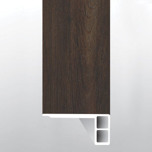 Hawthorne (escalera con borde suavizado [Madera • Mate • Oscuro] - LVT * moldura de vinilo de lujo) | 2 3/4" x 3/4" x 94"