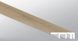 Hyde Haven (TAPA DE EXTREMO GRANDE [Madera • Mate • Mediana] - LVT * MOLDURA DE VINILO DE LUJO) | 1 1/2" X 1/2" X 94"