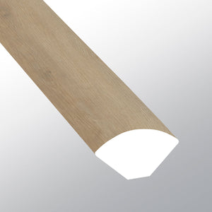 Hyde Haven (Cuarto de círculo [Madera • Mate • Medio] - LVT * Molduras de vinilo de lujo) | 5/8" X 3/4" X 94"