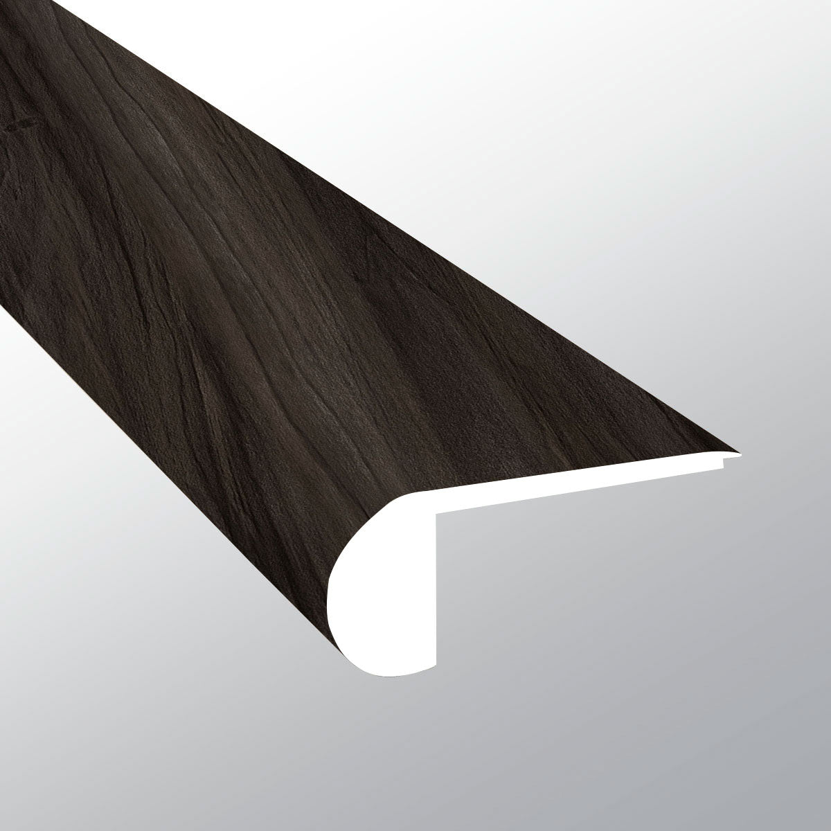 Jenta (Ranura de escalera empotrada [Madera • Mate • Oscura] - LVT * Molduras de vinilo de lujo) | 2 3/4" x 3/4" x 94"