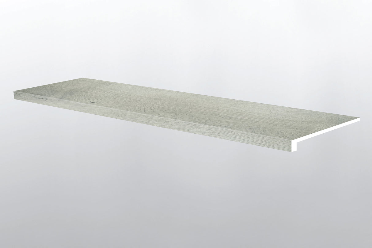 Kardigan (escalones de borde suavizado [Madera • Mate • Claro] - LVT * moldura de vinilo de lujo) | 1 1/2" X 1/4" X 47 1/2"