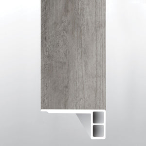 Katella Ash (BORDE DE ESCALÓN AL RAS CON BORDE RELAJADO [Madera • Mate • Medio] - LVT * MOLDURA DE VINILO DE LUJO) | 2 3/4" X 3/4" X 94"