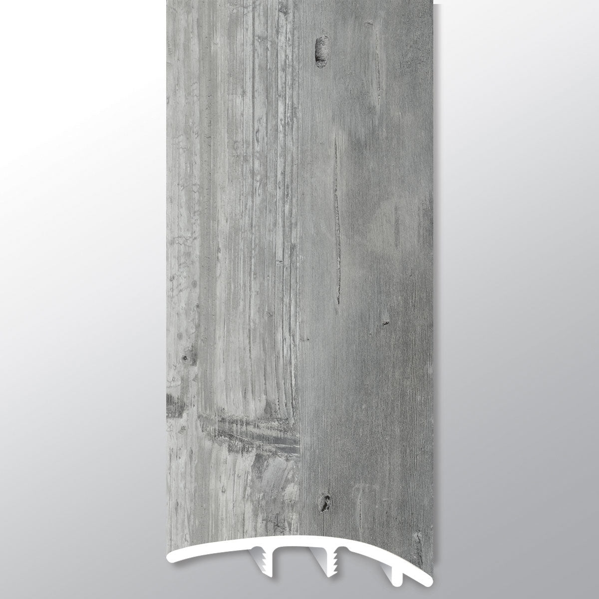 Kingsdown Gray (REDUCTOR [Madera • Mate • Medio] - LVT * MOLDURA DE VINILO DE LUJO) | 1 3/4" X 3/8" X 94"