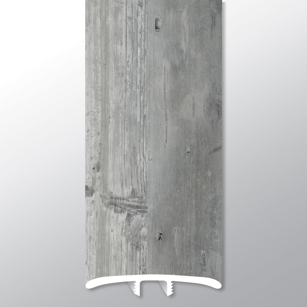 Kingsdown Gray (MOLDURA EN T [Madera • Mate • Mediana] - LVT * MOLDURA DE VINILO DE LUJO) | 1 3/4" X 1/4" X 94"