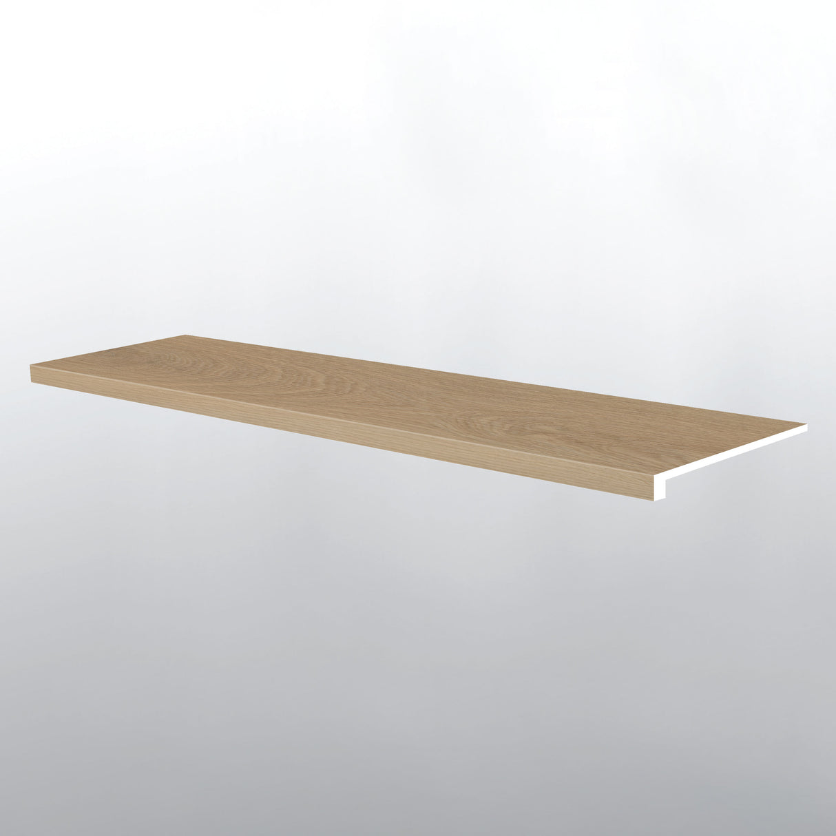 Larkin ( STAIR TREAD EASED EDGE [ Wood • Matte • Medium ] - LVT * LUXURY VINYL TRIM ) | 1 1/2" X 1/4" X 47 1/2"
