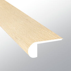 Lenexa Creek ( FLUSH STAIR NOSE [ Wood • Matte • Light ] - LVT * LUXURY VINYL TRIM ) | 2 3/4" X 3/4" X 94"