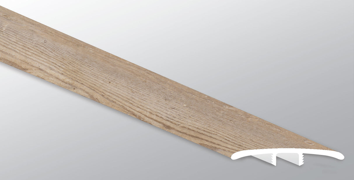 Lime Washed Oak ( T MOLDING [ Wood • Matte • Medium ] - LVT * LUXURY VINYL TRIM ) | 1 3/4" X 1/4" X 94"