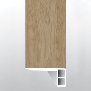 Linen Loggia ( FLUSH STAIR NOSE EASED EDGE [ Wood • Matte • Medium ] - LVT * LUXURY VINYL TRIM ) | 2 3/4" X 3/4" X 94"