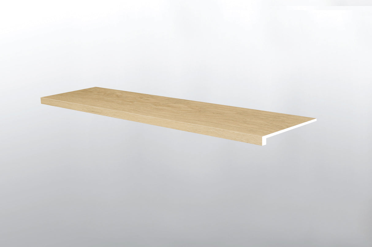 Malta ( STAIR TREAD EASED EDGE [ Wood • Matte • Light ] - LVT * LUXURY VINYL TRIM ) | 1 1/2" X 1/4" X 47 1/2"