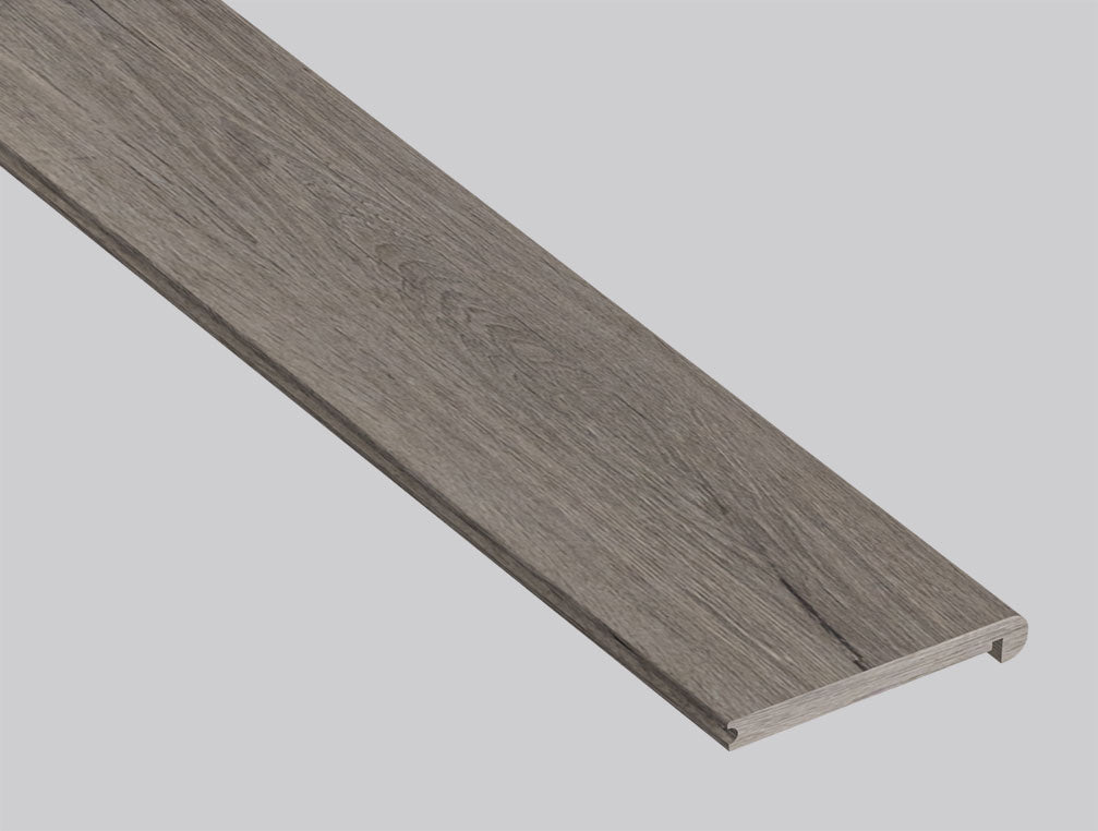 Malton (Ranura de escalera al ras [Madera • Mate • Medio] - LVT * Molduras de vinilo de lujo) | 2 3/4" x 3/4" x 94"