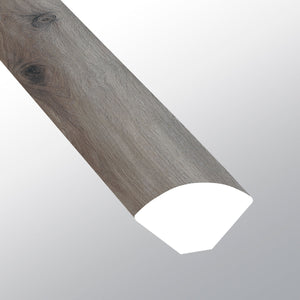 Arce Medianoche (Cuarto de caña [Madera • Mate • Medio] - LVT * Moldura de vinilo de lujo) | 5/8" X 3/4" X 94"