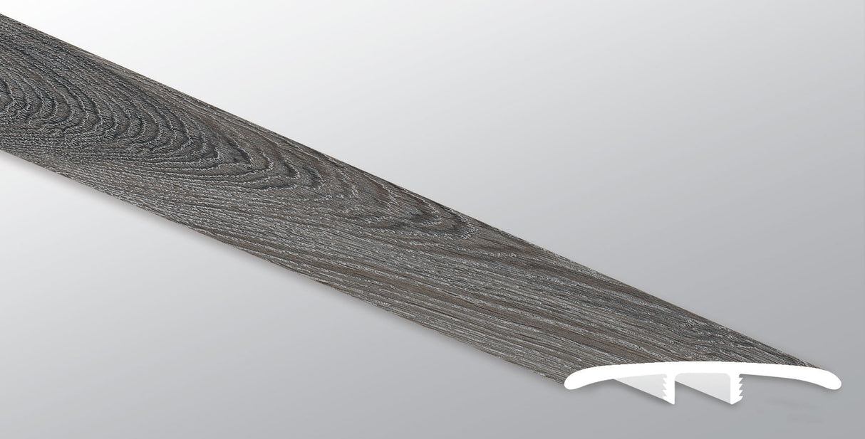 Midnight Maple ( T MOLDING [ Wood • Matte • Medium ] - LVT * LUXURY VINYL TRIM ) | 1 3/4" X 1/4" X 94"