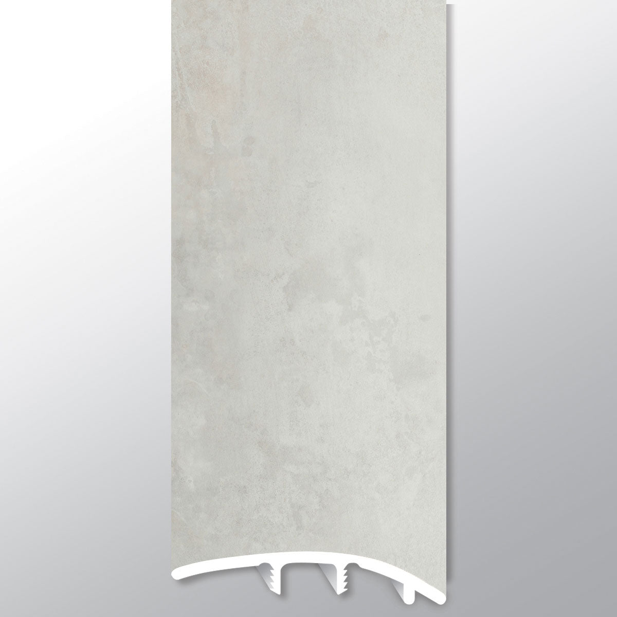 Gris Montañas (REDUCTOR [Hormigón • Mate • Claro] - LVT * MOLDURA DE VINILO DE LUJO) | 1 3/4" X 3/8" X 94"