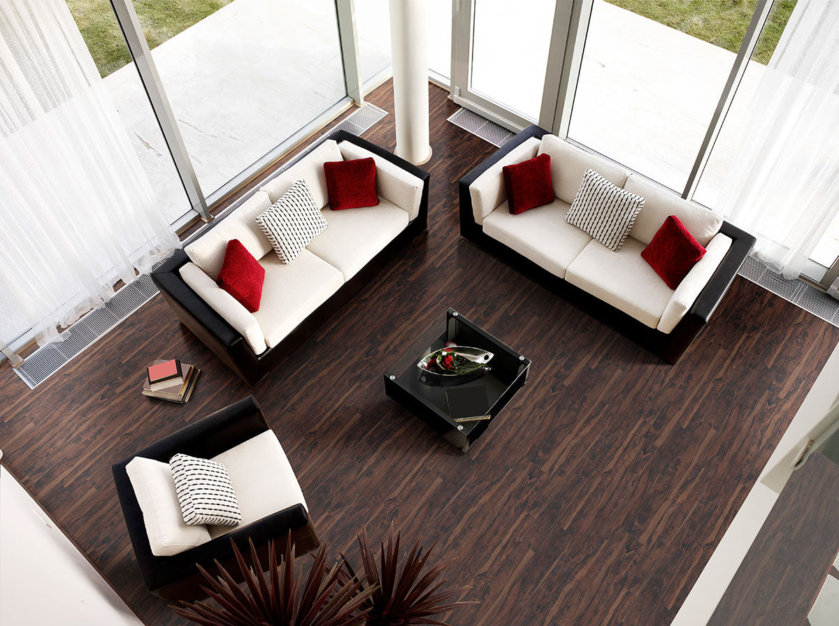 Glenridge Burnished Acacia® ( 6X48 | 2MM & 12MIL [ Wood • Matte • Dark ] - LVT * LUXURY VINYL TILE ) | 36 SQ.FT PER BOX