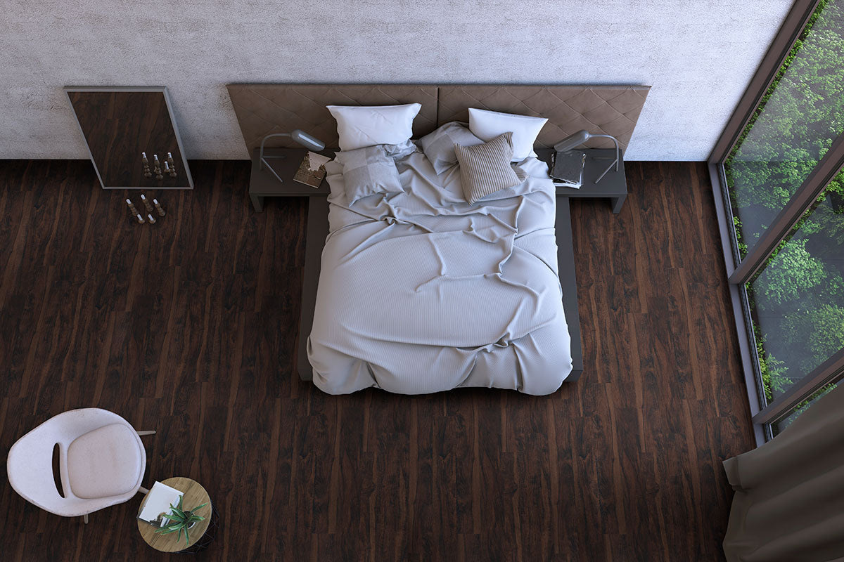 Katavia Burnished Acacia® ( 6X48 | 2MM & 6MIL [ Wood • Matte • Dark ] - LVT * LUXURY VINYL TILE ) | 36 SQ.FT PER BOX