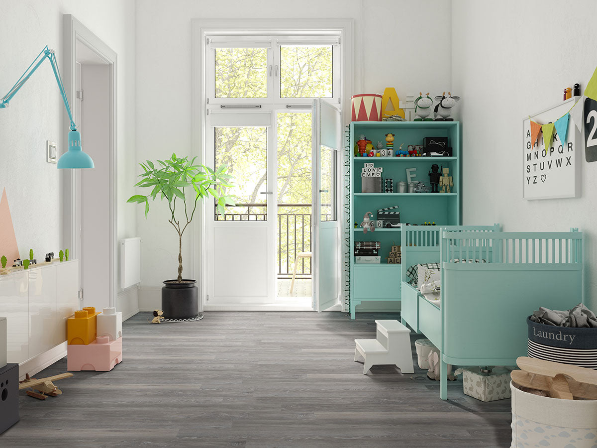 Katavia Elmwood Ash® (6X48 | 2MM y 6MIL [Madera • Mate • Medio] - LVT * AZULEJO DE VINILO DE LUJO) | 36 PIES CUADRADOS POR CAJA