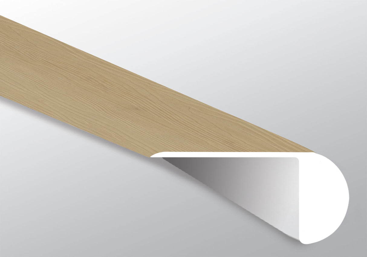 Palmilla (NARIZ DE ESCALÓN SUPERPUESTO [Madera • Mate • Claro] - LVT * MOLDURA DE VINILO DE LUJO) | 2 1/4" X 1" X 94"