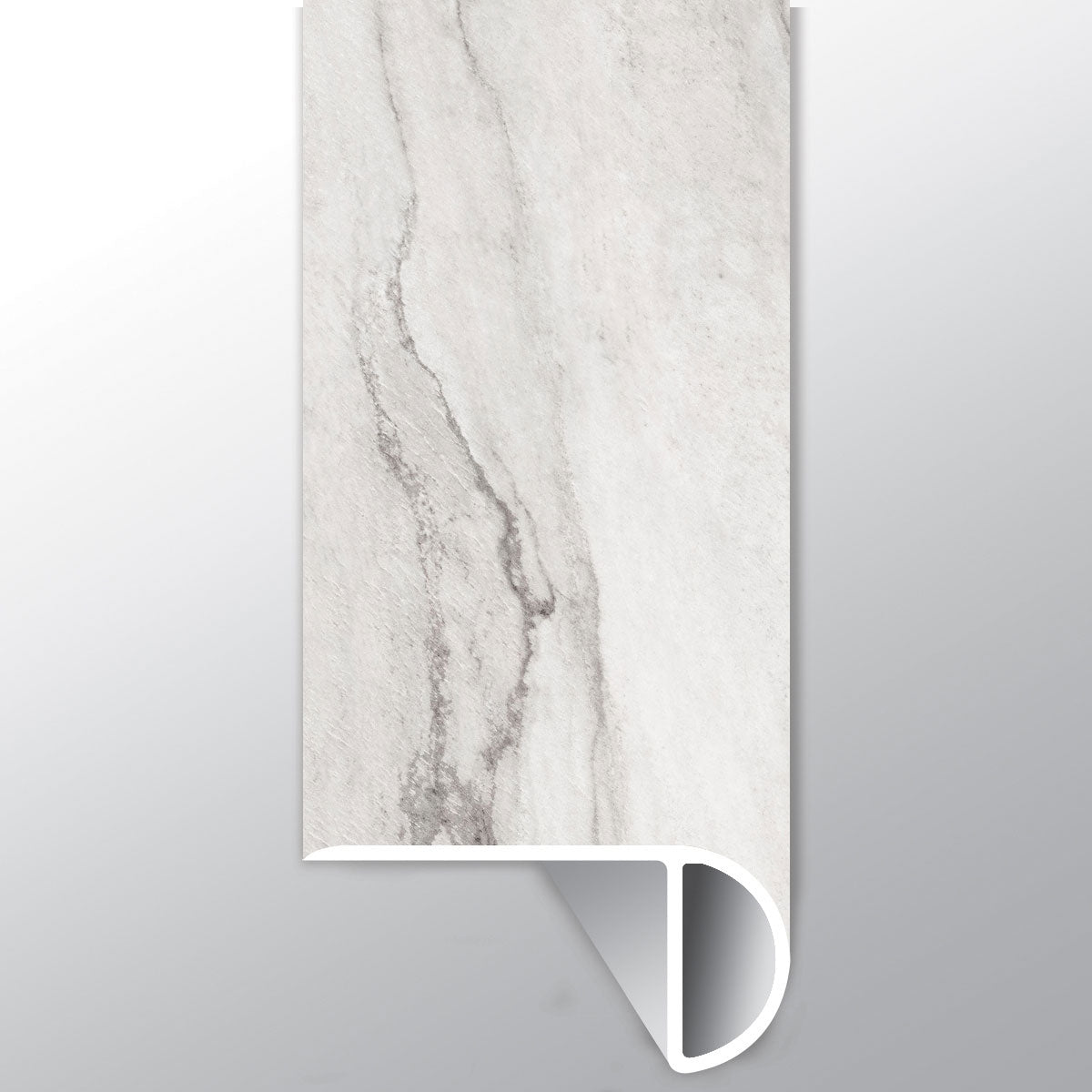 Quarzo Taj ( OVERLAPPING STAIR NOSE [ Marble • Matte • Light ] - LVT * LUXURY VINYL TRIM ) | 2 1/4" X 1" X 94"