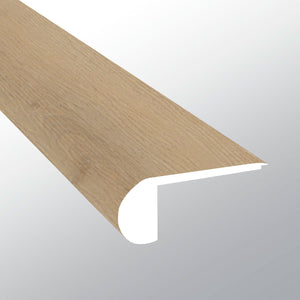 Quillian ( FLUSH STAIR NOSE [ Wood • Ultra Matte • Medium ] - LVT * LUXURY VINYL TRIM ) | 2 3/4" X 3/4" X 94"