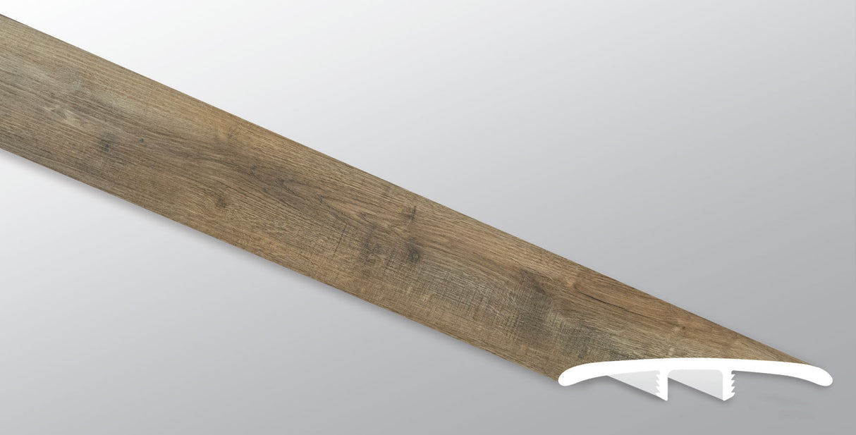 Roble recuperado (MOLDURA EN T [Madera • Mate • Mediana] - LVT * MOLDURA DE VINILO DE LUJO) | 1 3/4" X 1/4" X 94"
