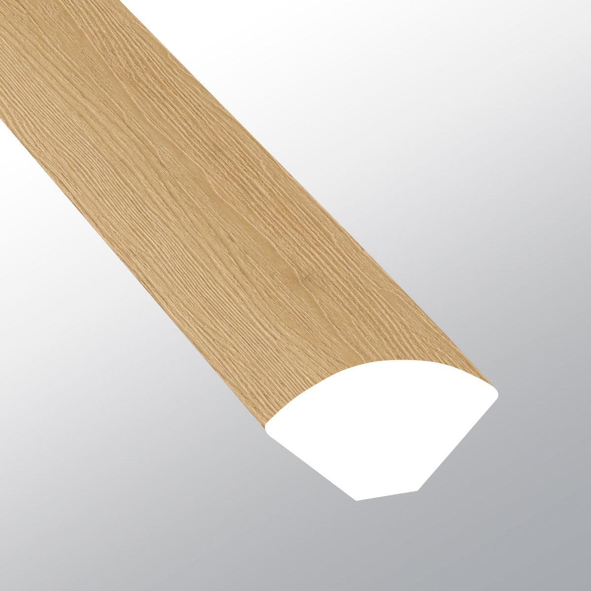 Roswell (Cuarto de círculo [Madera • Ultramate • Medio] - LVT * Molduras de vinilo de lujo) | 5/8" x 3/4" x 94"