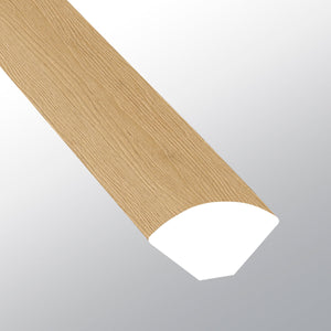 Roswell (Cuarto de círculo [Madera • Ultramate • Medio] - LVT * Molduras de vinilo de lujo) | 5/8" x 3/4" x 94"
