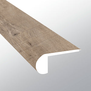 Ryder (NARIZ DE ESCALÓN AL RAS [Madera • Mate • Medio] - LVT * MOLDURA DE VINILO DE LUJO) | 2 3/4" X 3/4" X 94"