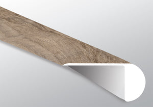 Ryder (NARIZ DE ESCALÓN SUPERPUESTO [Madera • Mate • Medio] - LVT * MOLDURA DE VINILO DE LUJO) | 2 1/4" X 1" X 94"